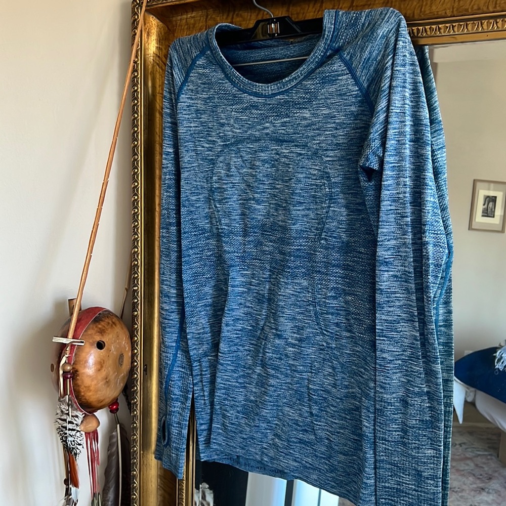 Blue Swiftly Tech Long Sleeve Shirt